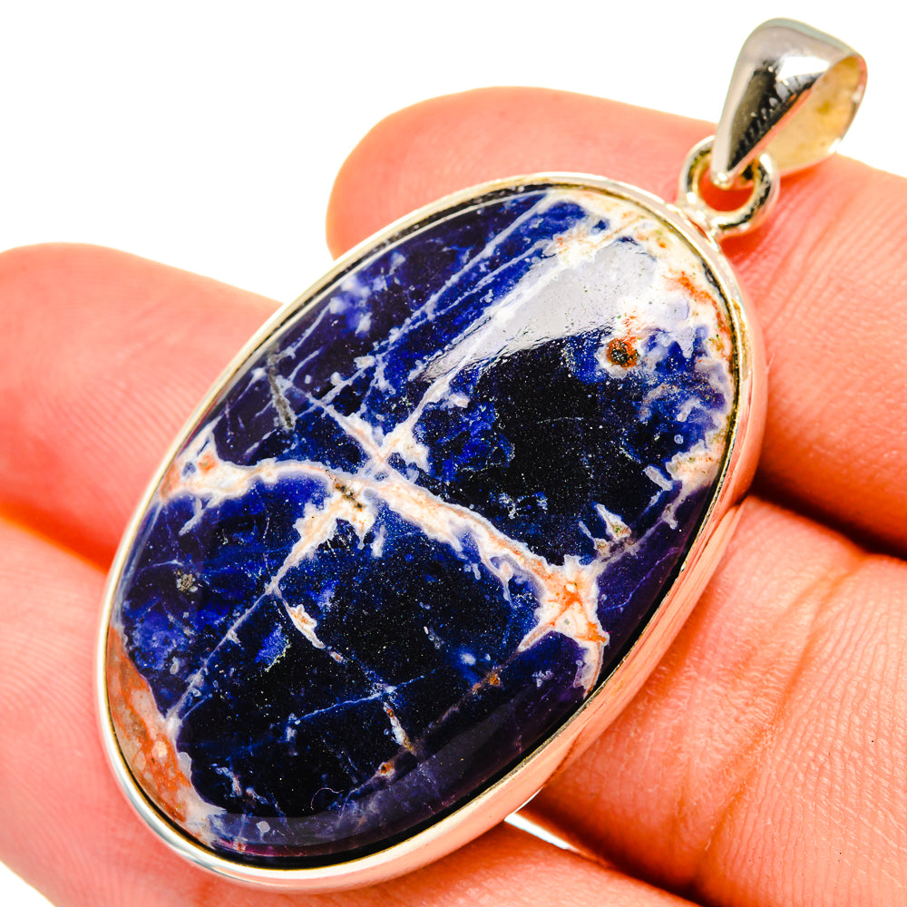 Sodalite Pendants handcrafted by Anasilvercos - PD8486