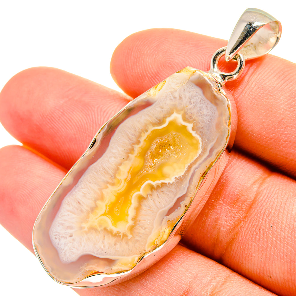 Geode Slice Pendants handcrafted by Anasilvercos - PD8492