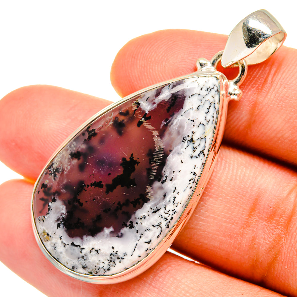 Dendritic Opal Pendants handcrafted by Anasilvercos - PD8498