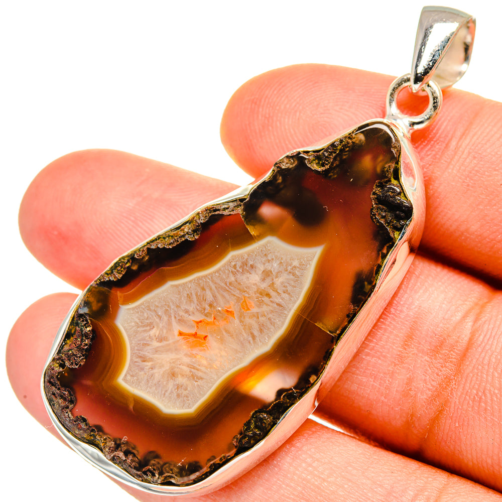 Geode Slice Pendants handcrafted by Anasilvercos - PD8499