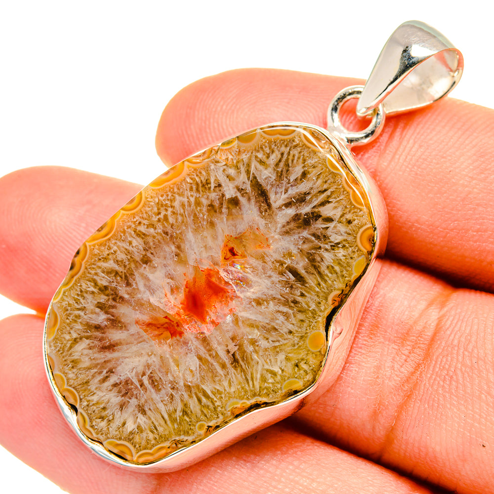 Geode Slice Pendants handcrafted by Anasilvercos - PD8502