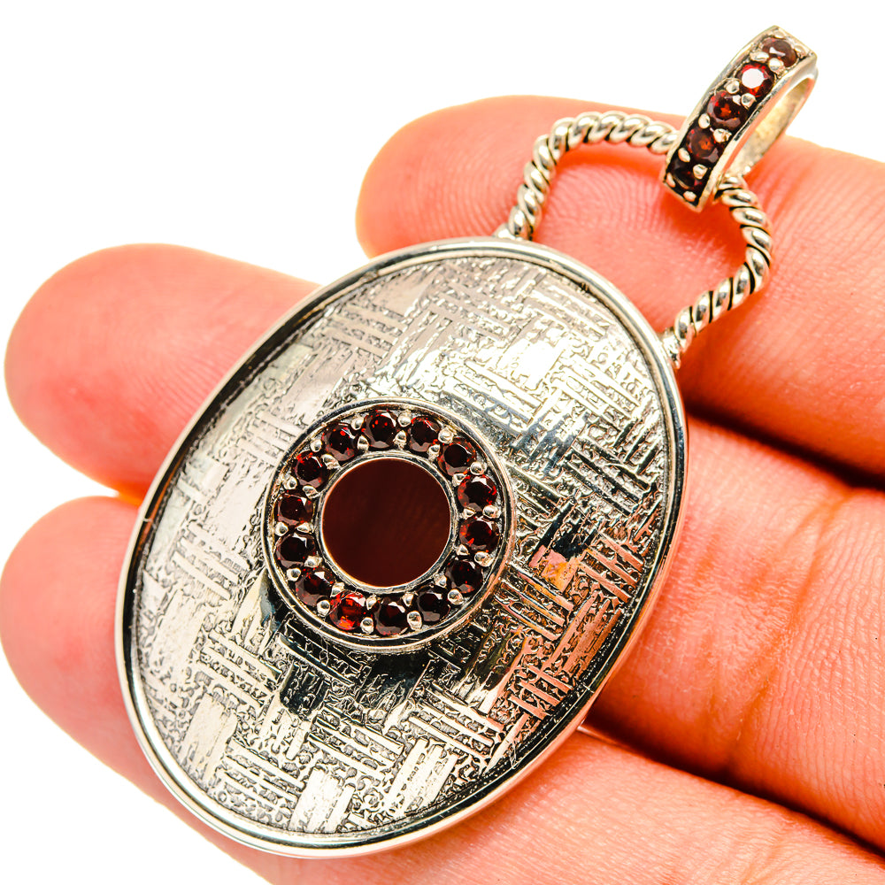 Garnet Pendants handcrafted by Anasilvercos - PD8505
