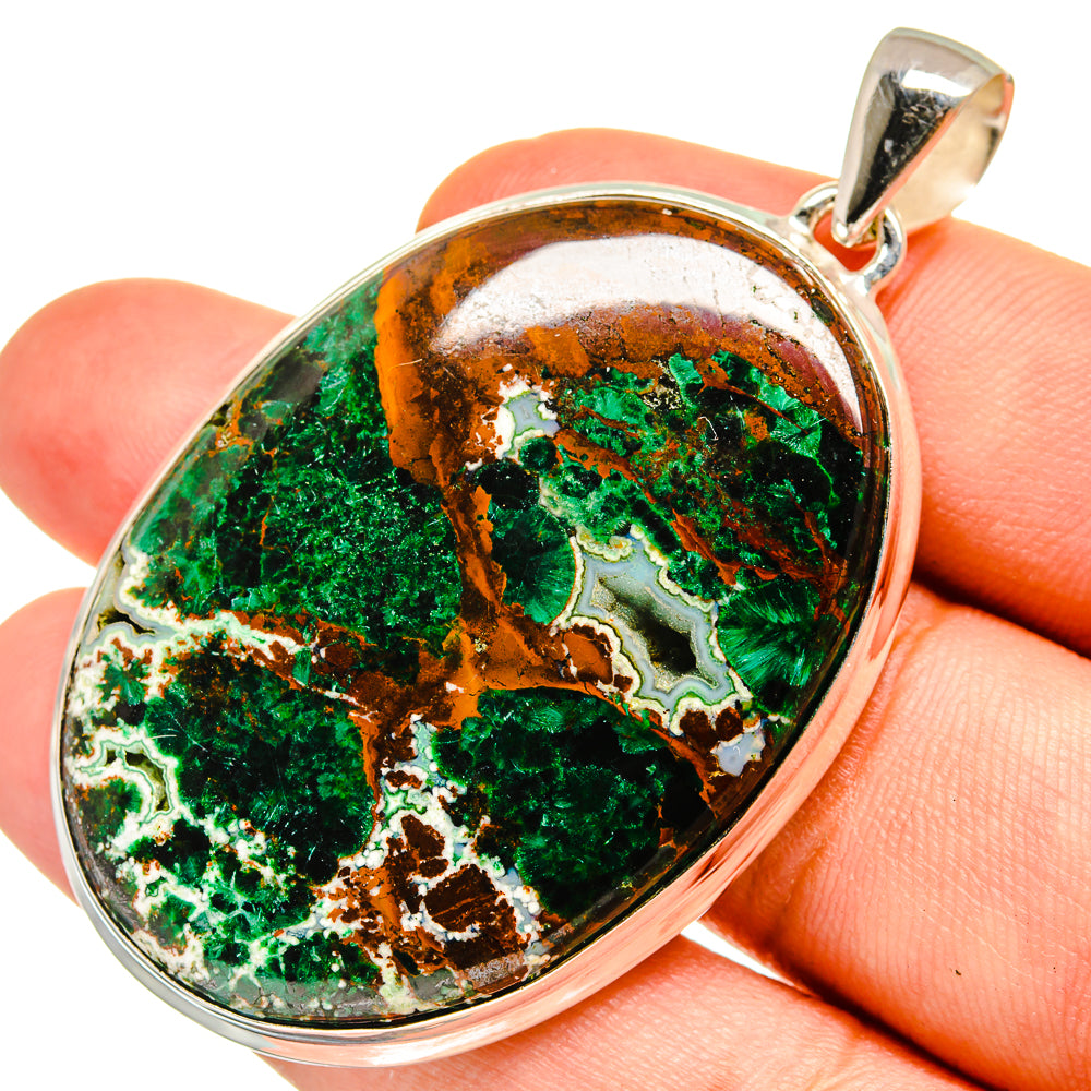 Chrysocolla Pendants handcrafted by Anasilvercos - PD8523