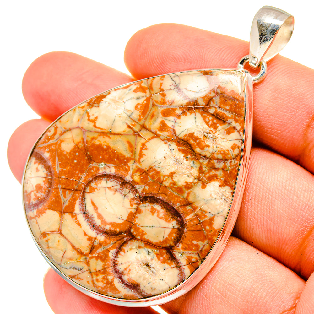 Poppy Jasper Pendants handcrafted by Anasilvercos - PD8530