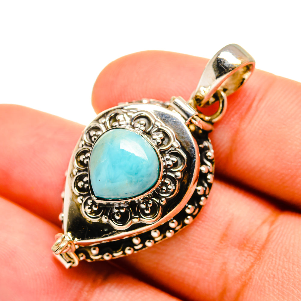 Larimar Pendants handcrafted by Anasilvercos - PD8567