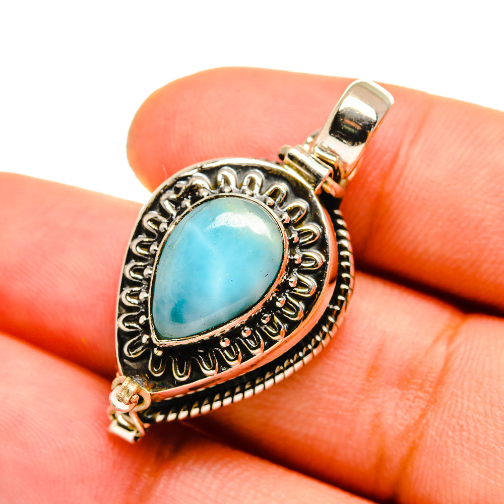 Larimar Pendants handcrafted by Anasilvercos - PD8568