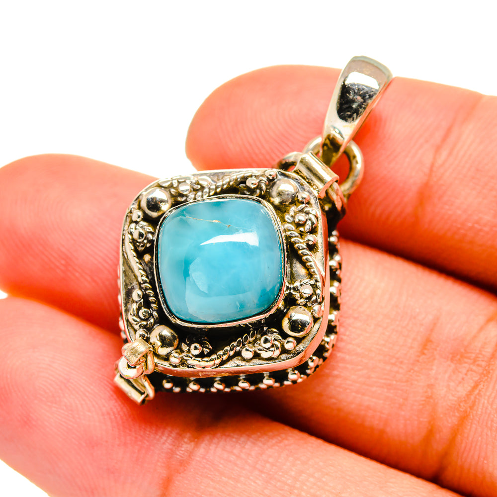 Larimar Pendants handcrafted by Anasilvercos - PD8569