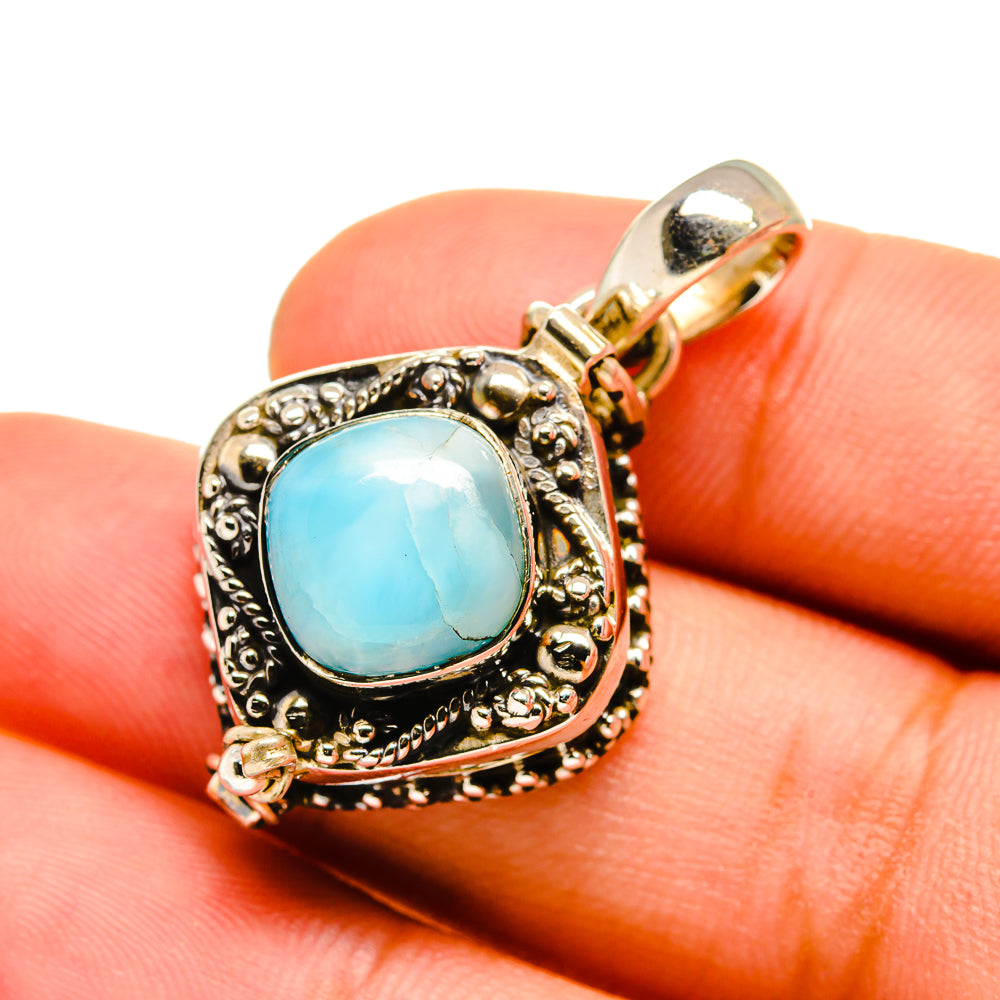 Larimar Pendants handcrafted by Anasilvercos - PD8575