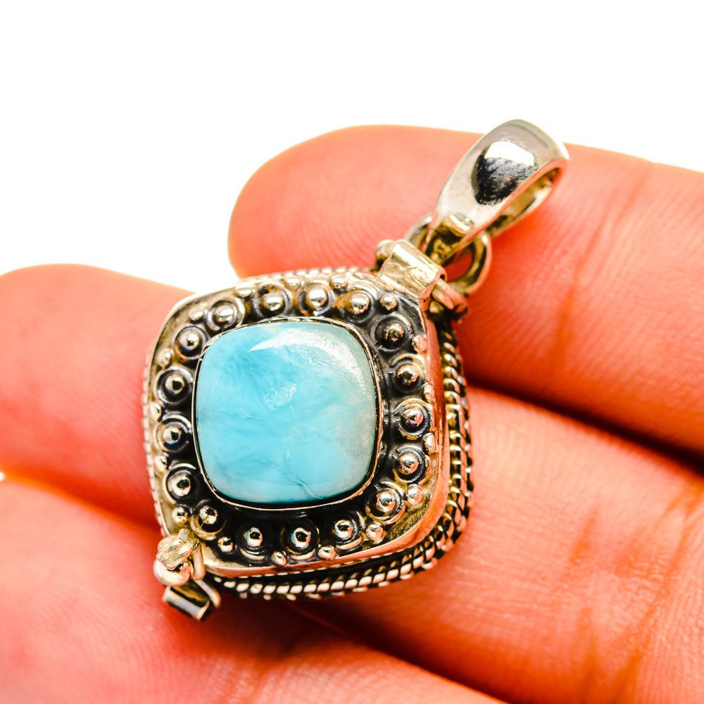 Larimar Pendants handcrafted by Anasilvercos - PD8577