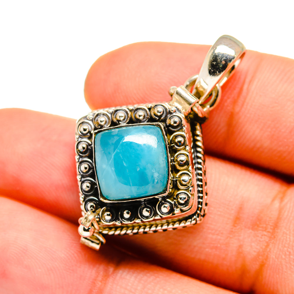 Larimar Pendants handcrafted by Anasilvercos - PD8579