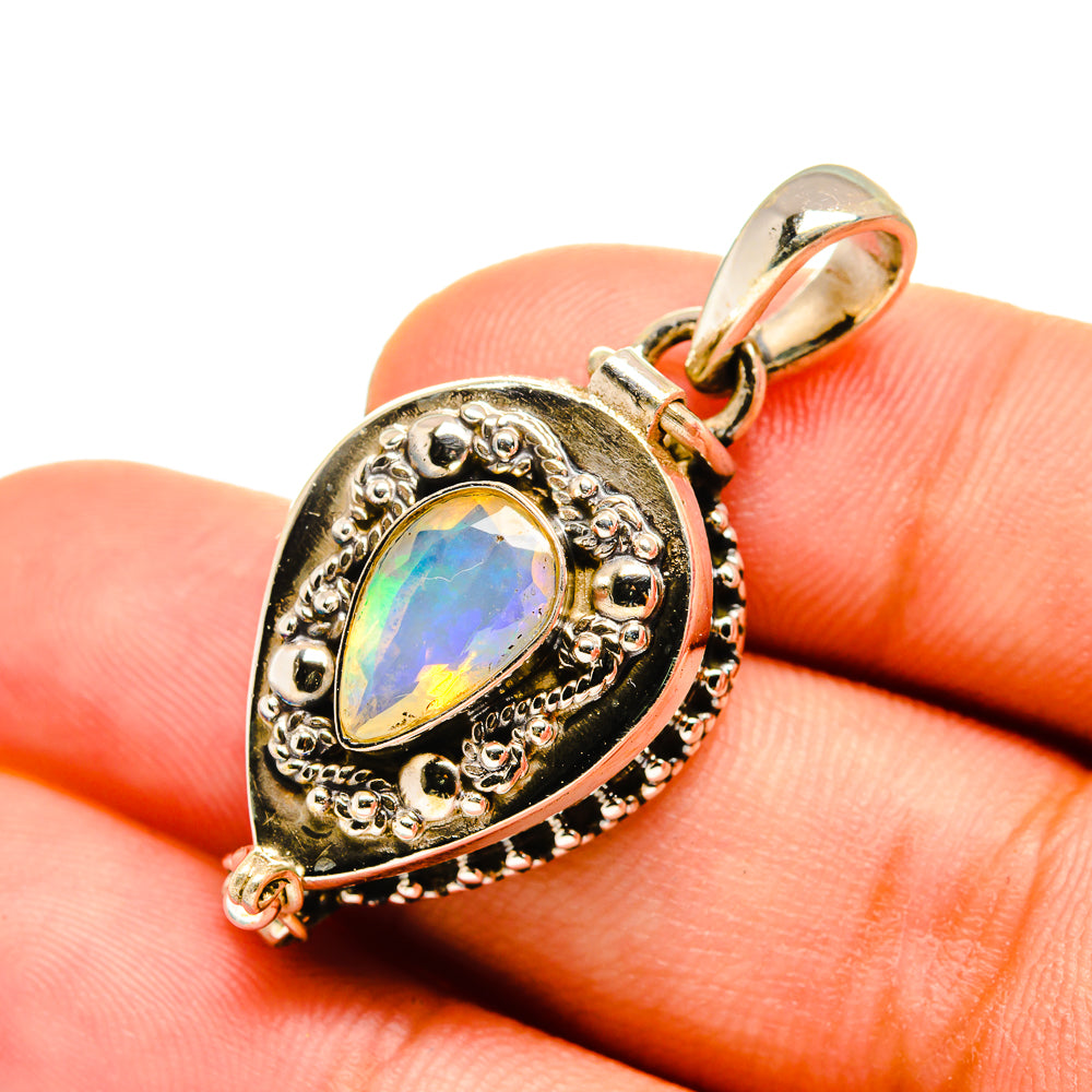 Ethiopian Opal Pendants handcrafted by Anasilvercos - PD8598
