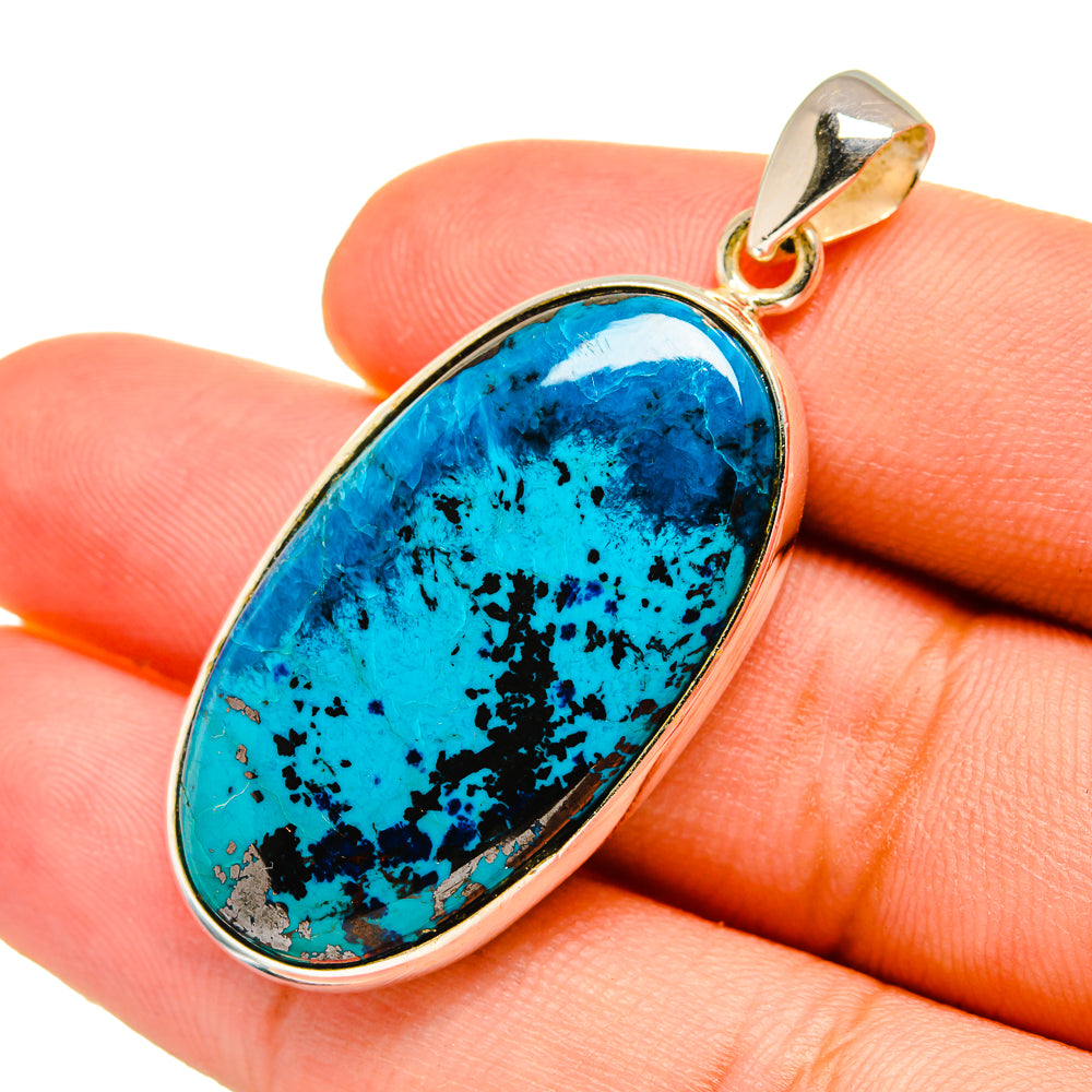 Shattuckite Pendants handcrafted by Anasilvercos - PD8625