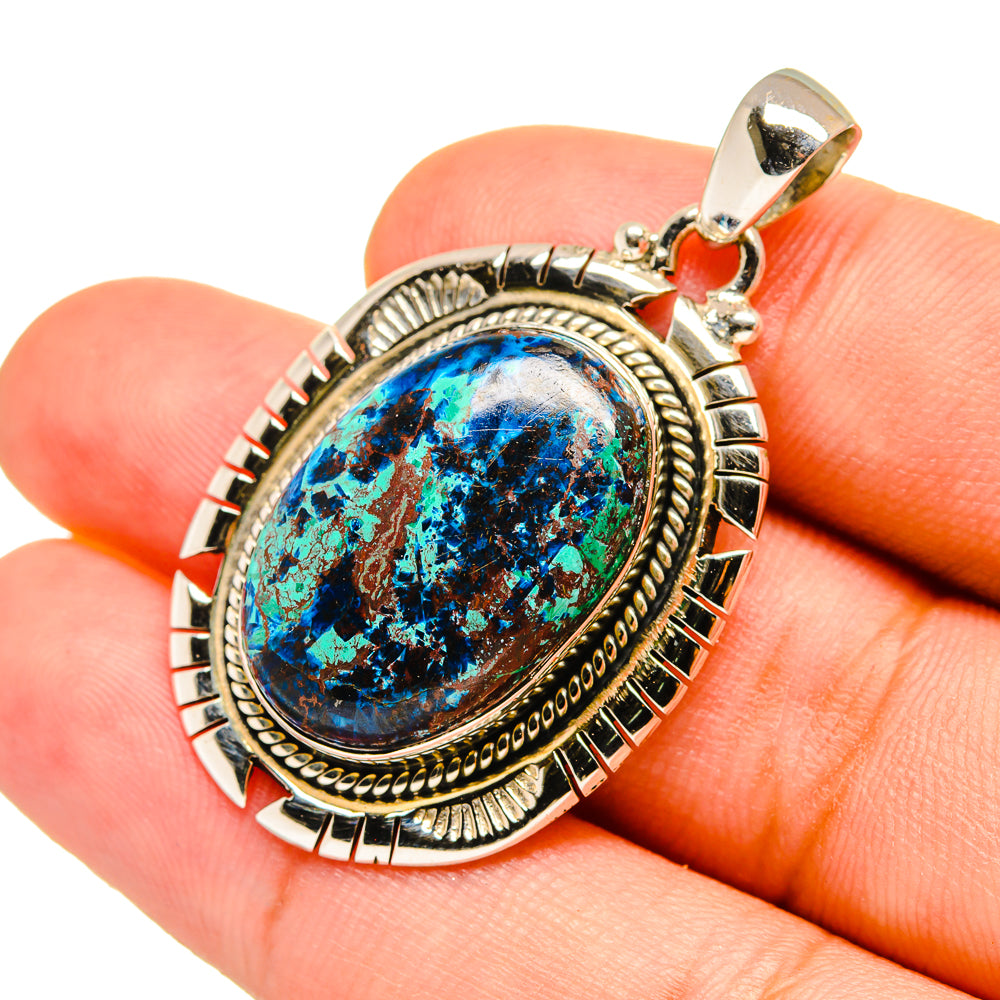 Shattuckite Pendants handcrafted by Anasilvercos - PD8626