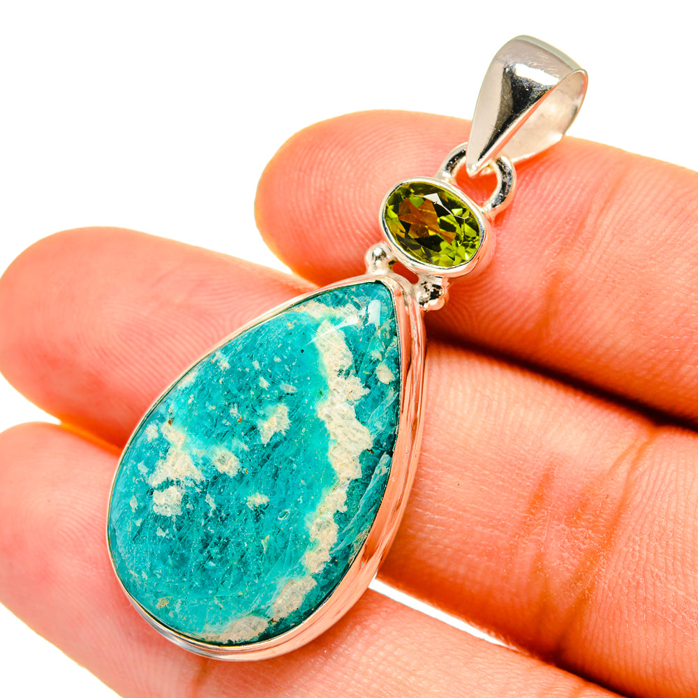 Amazonite Pendants handcrafted by Anasilvercos - PD8627
