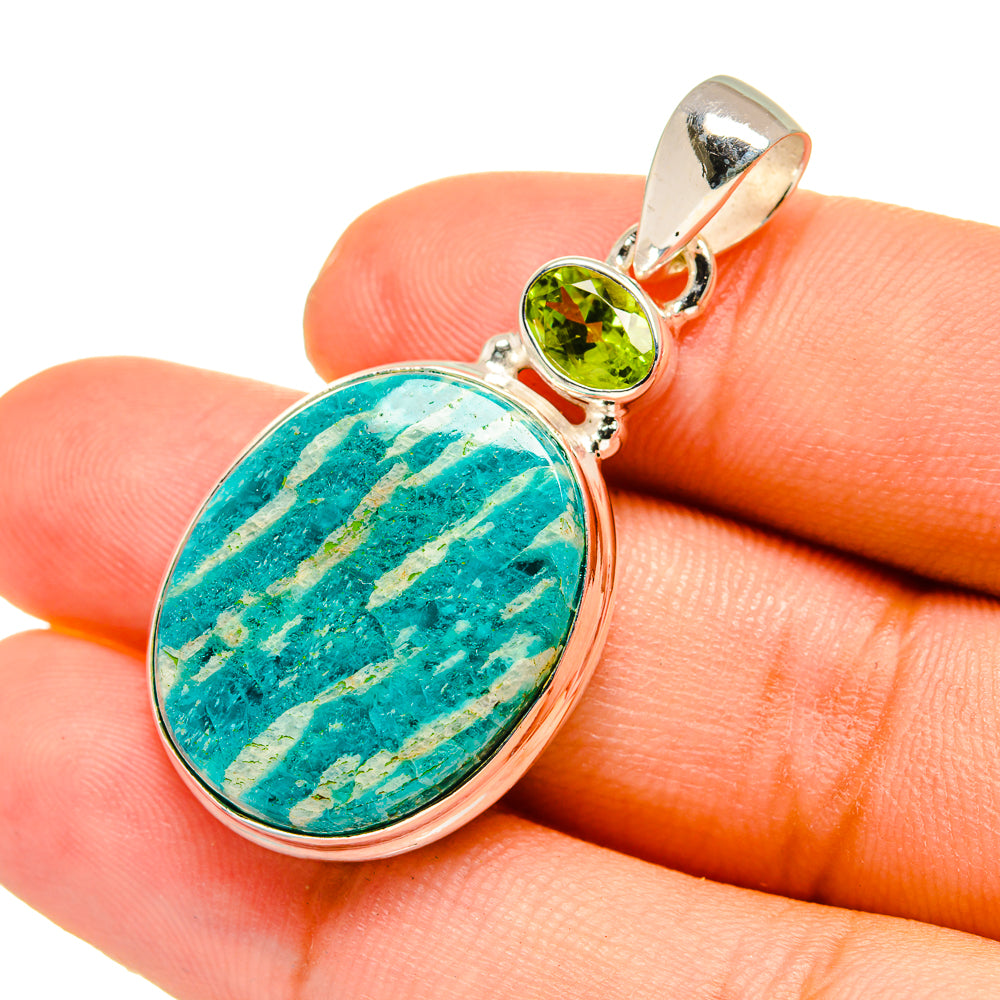 Amazonite Pendants handcrafted by Anasilvercos - PD8628