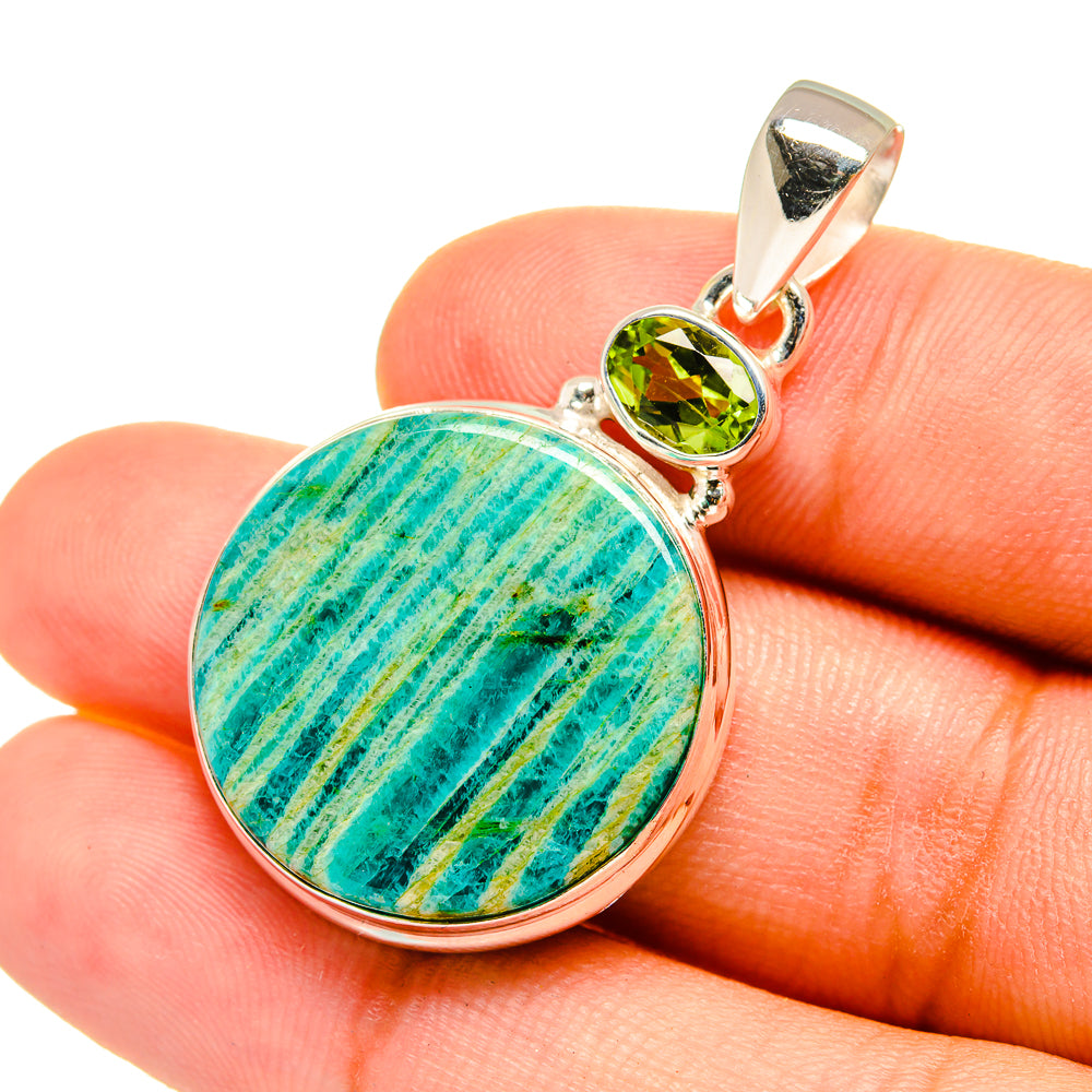 Amazonite Pendants handcrafted by Anasilvercos - PD8629