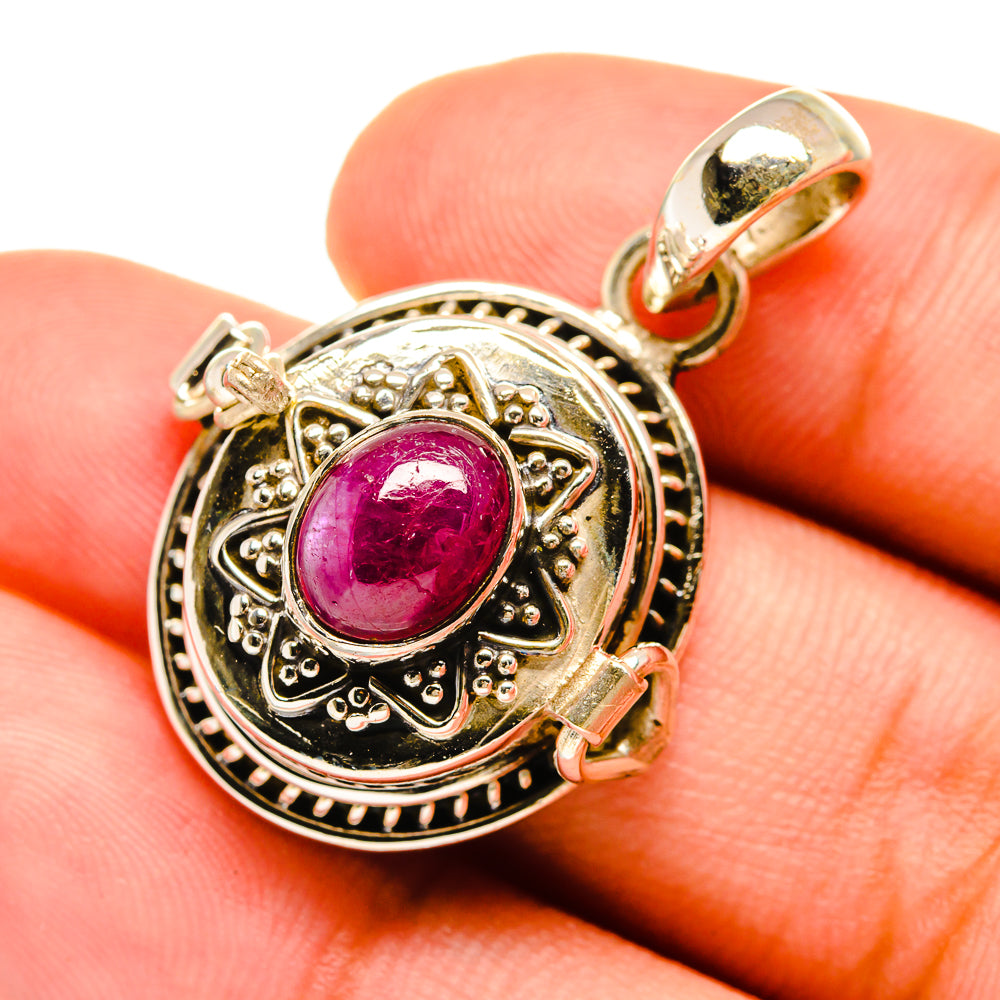 Ruby Pendants handcrafted by Anasilvercos - PD8640