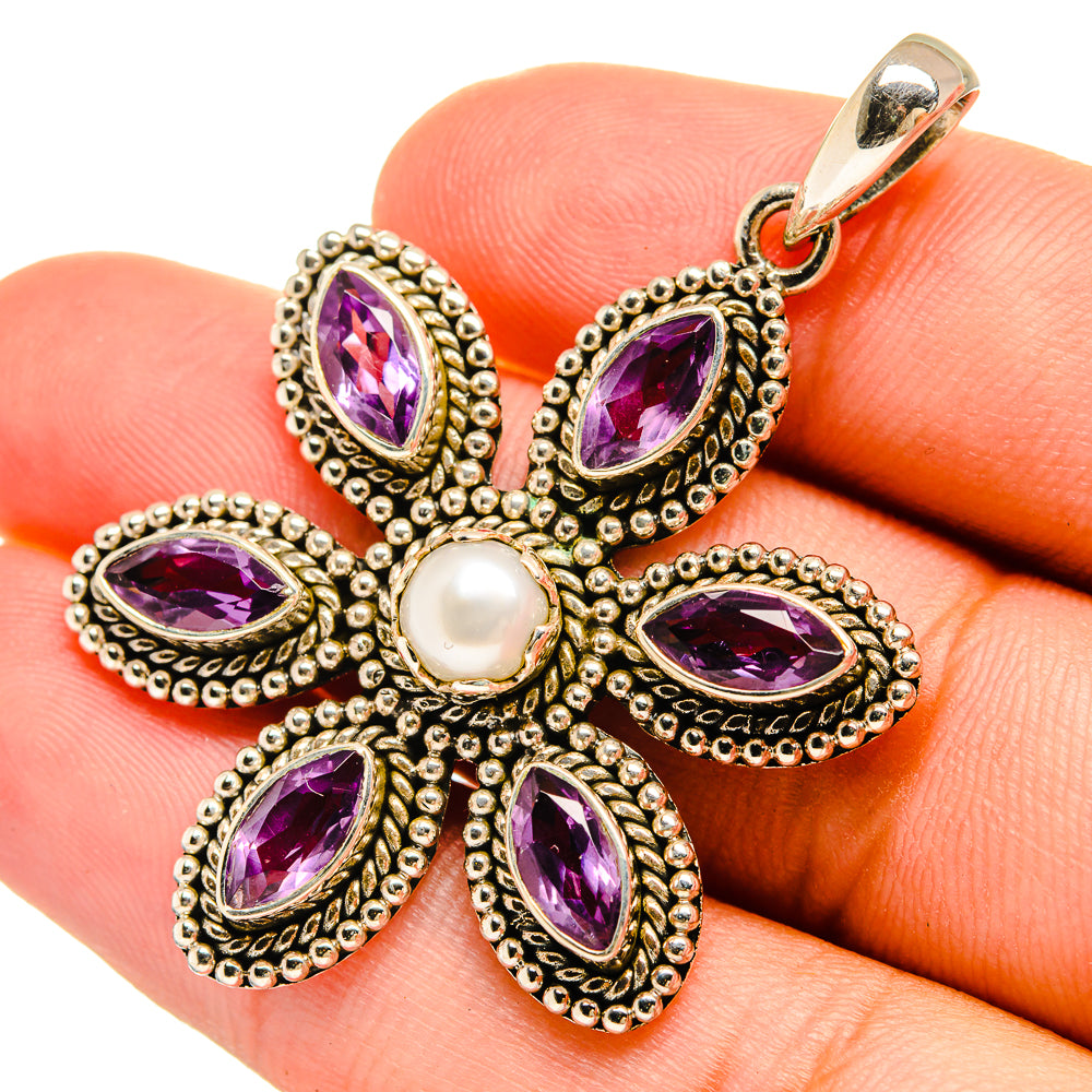 Amethyst Pendants handcrafted by Anasilvercos - PD8680