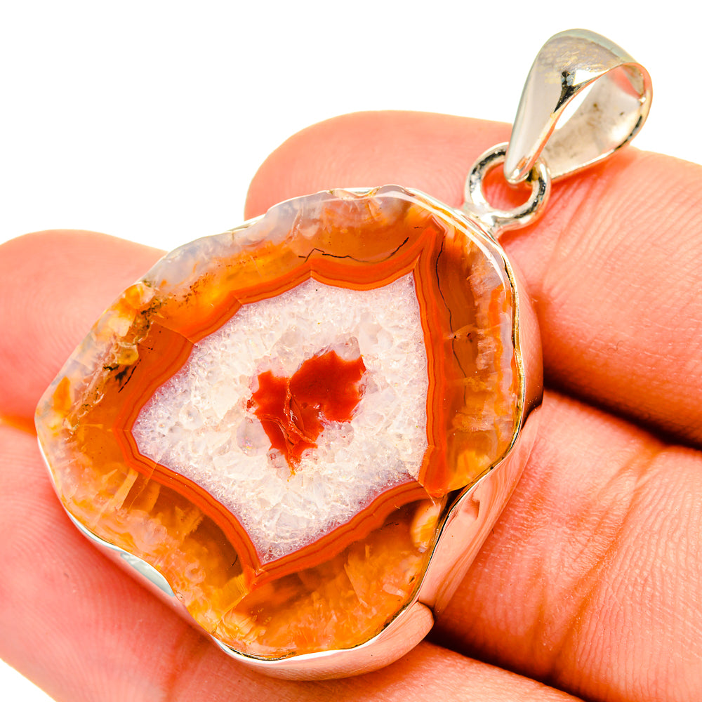 Geode Slice Pendants handcrafted by Anasilvercos - PD8702