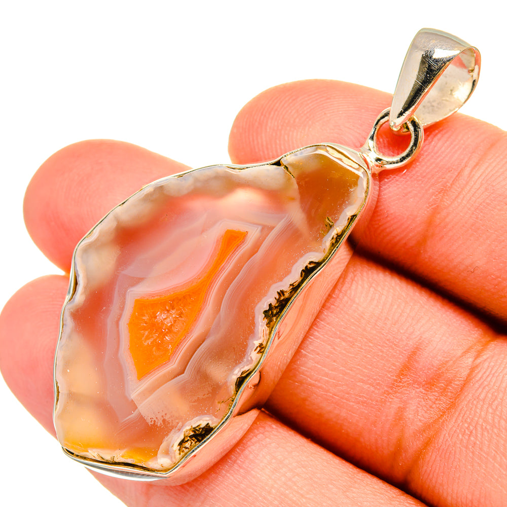 Geode Slice Pendants handcrafted by Anasilvercos - PD8703