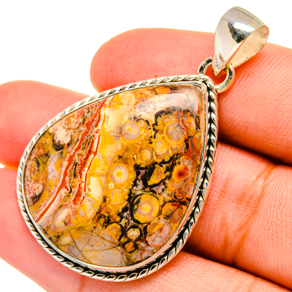 Birds Eye Jasper Pendants handcrafted by Anasilvercos - PD8708
