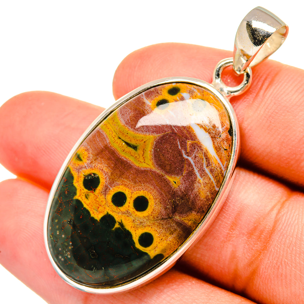 Ocean Jasper Pendants handcrafted by Anasilvercos - PD8712