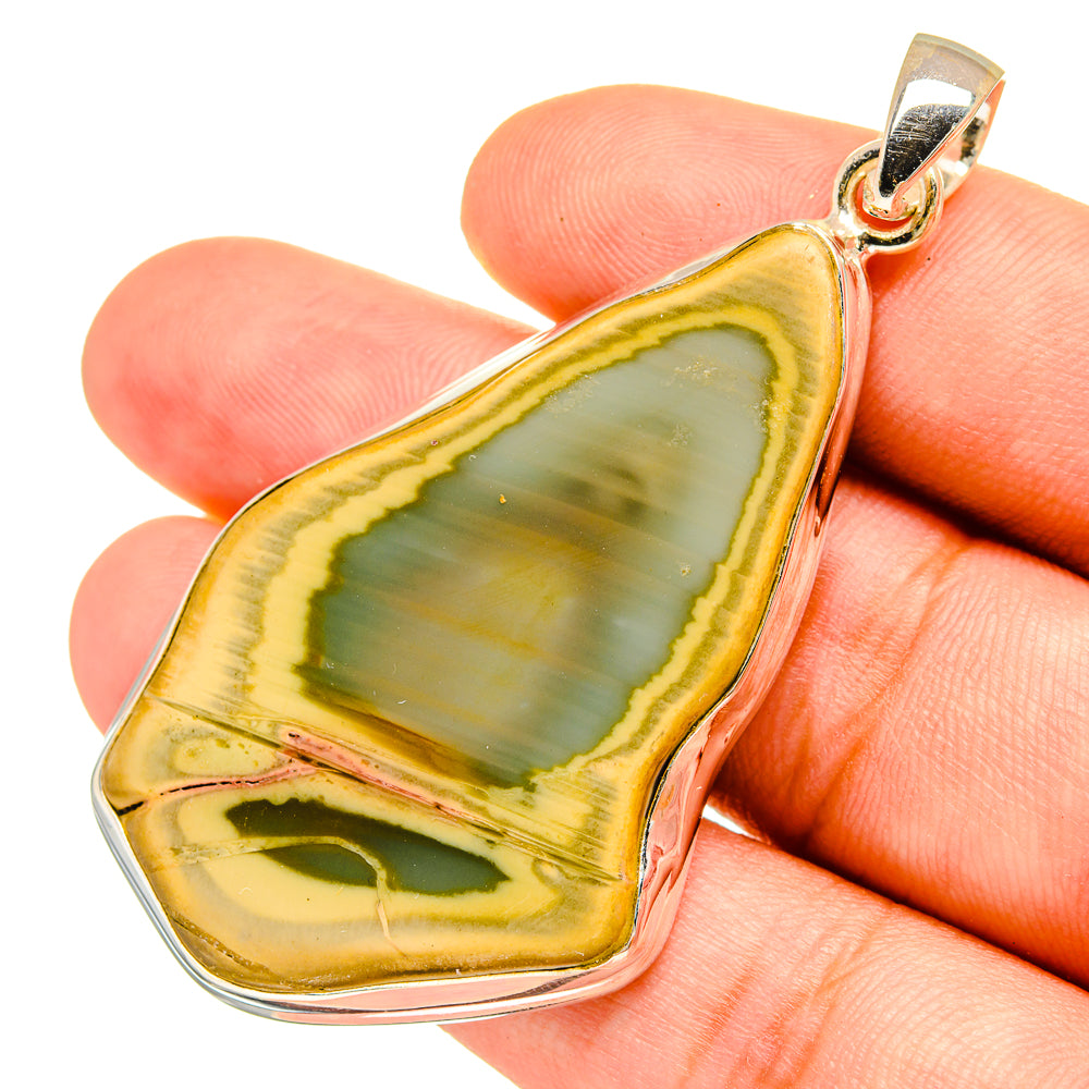 Willow Creek Jasper Pendants handcrafted by Anasilvercos - PD8730