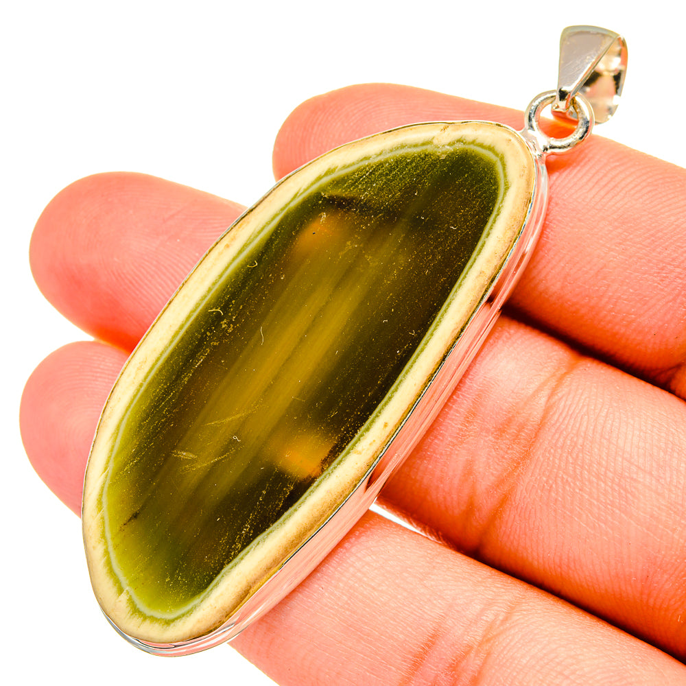 Willow Creek Jasper Pendants handcrafted by Anasilvercos - PD8731