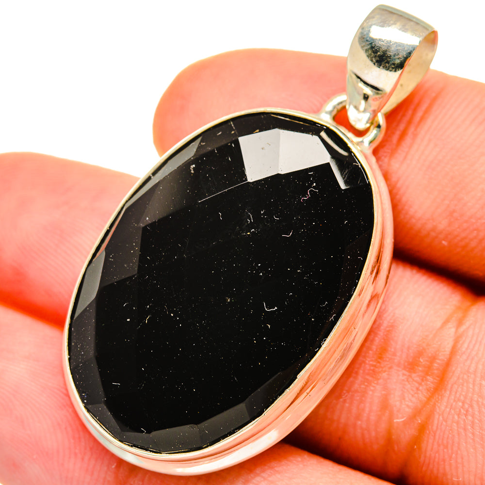 Black Onyx Pendants handcrafted by Anasilvercos - PD8752