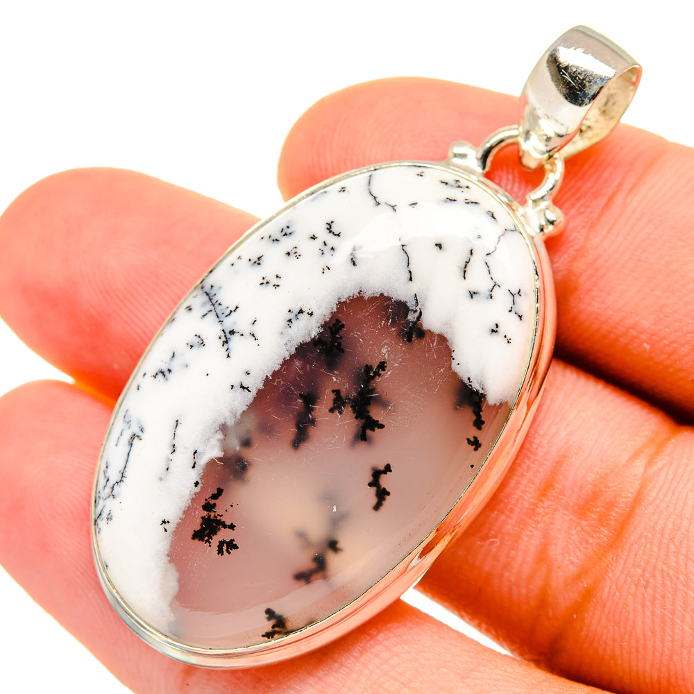Dendritic Opal Pendants handcrafted by Anasilvercos - PD8758