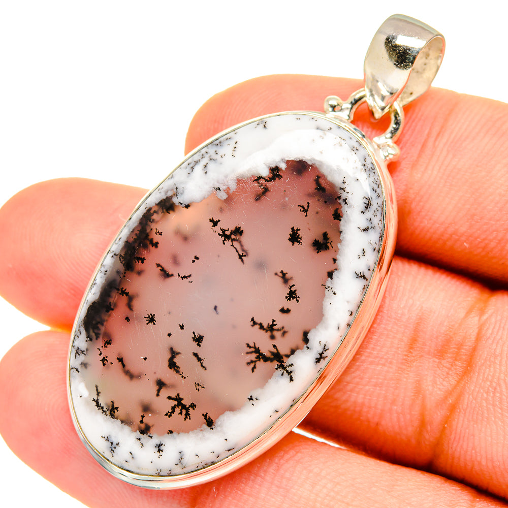 Dendritic Opal Pendants handcrafted by Anasilvercos - PD8761