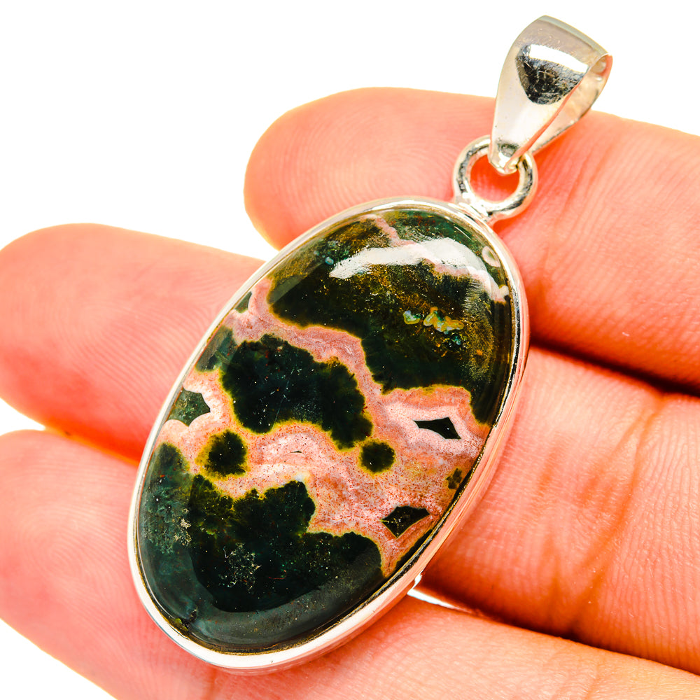 Ocean Jasper Pendants handcrafted by Anasilvercos - PD8770