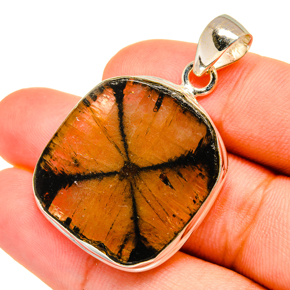 Chiastolite Pendants handcrafted by Anasilvercos - PD8779
