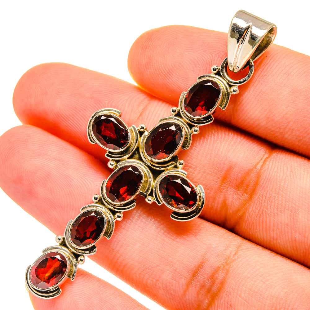Garnet Pendants handcrafted by Anasilvercos - PD8788