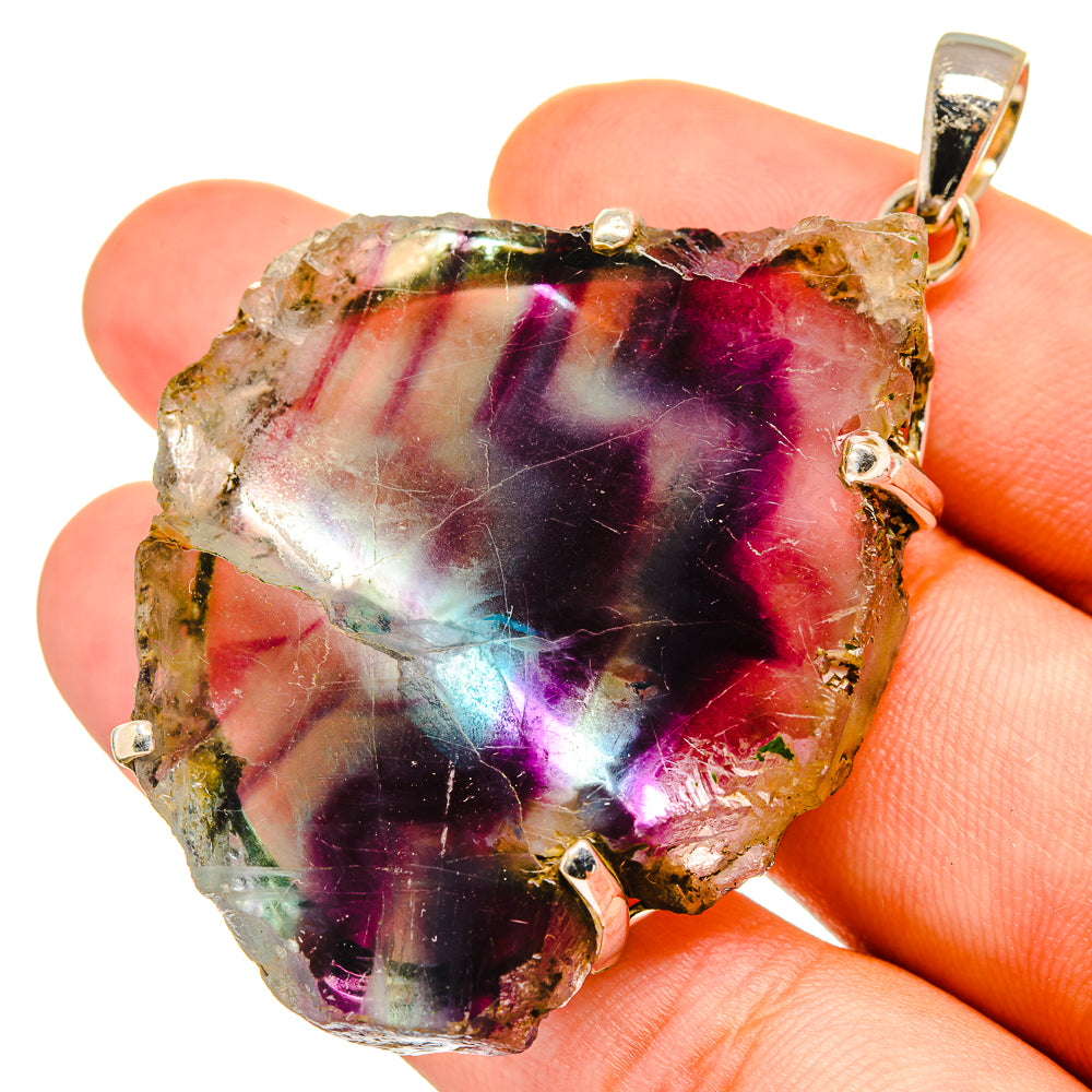 Fluorite Pendants handcrafted by Anasilvercos - PD8796