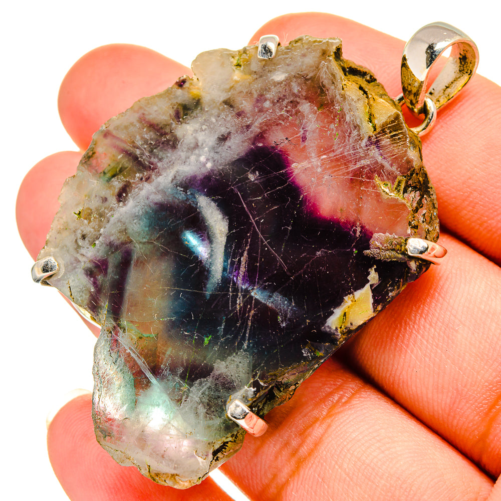 Fluorite Pendants handcrafted by Anasilvercos - PD8797