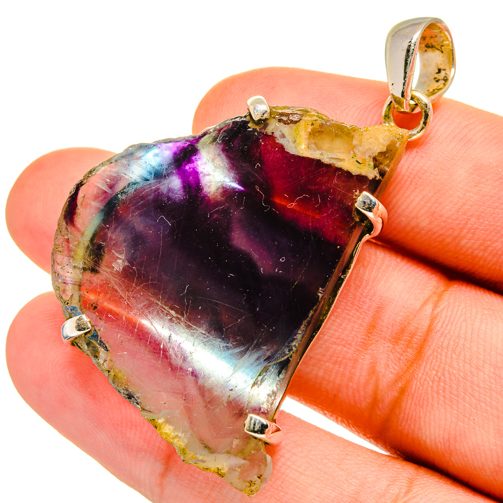 Fluorite Pendants handcrafted by Anasilvercos - PD8800