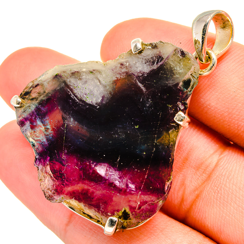 Fluorite Pendants handcrafted by Anasilvercos - PD8801