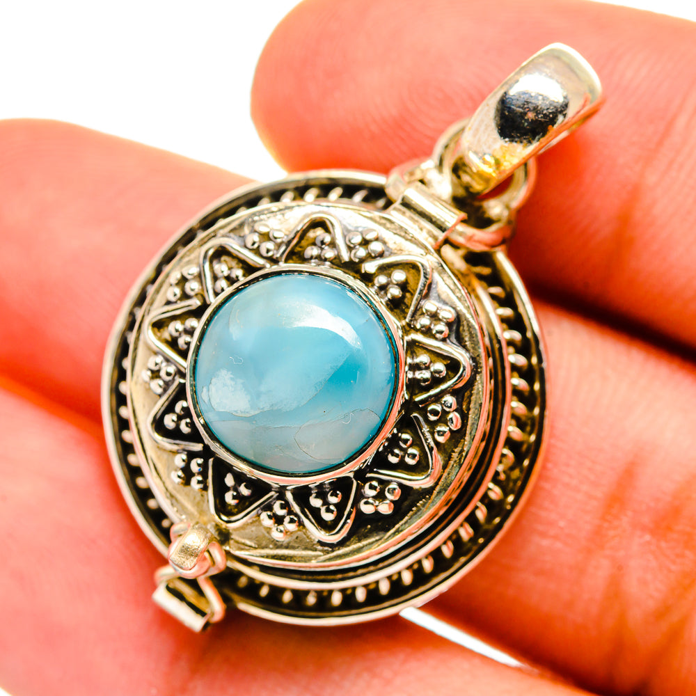Larimar Pendants handcrafted by Anasilvercos - PD8832