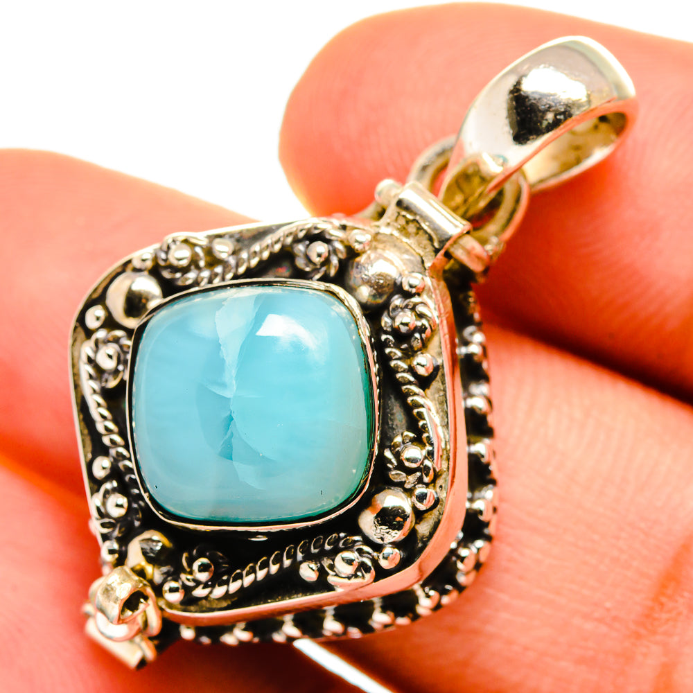 Larimar Pendants handcrafted by Anasilvercos - PD8834