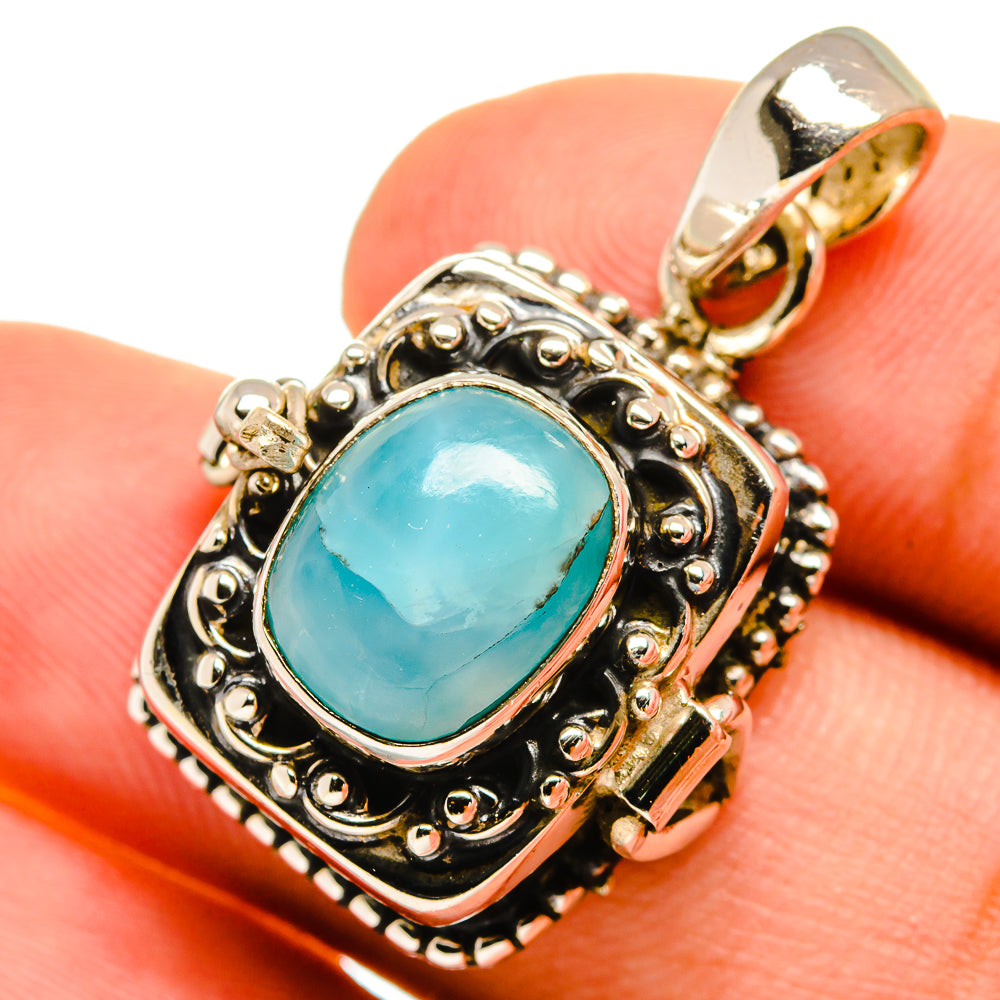 Larimar Pendants handcrafted by Anasilvercos - PD8835
