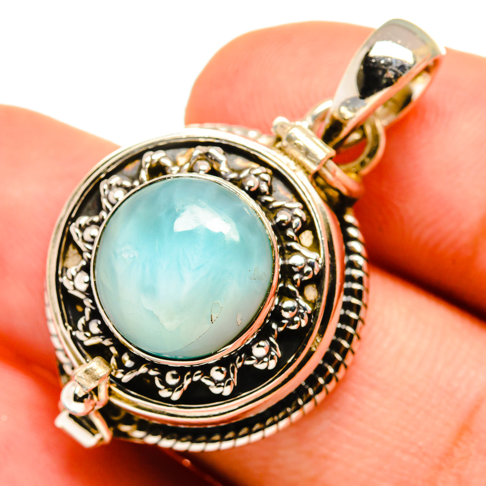 Larimar Pendants handcrafted by Anasilvercos - PD8836