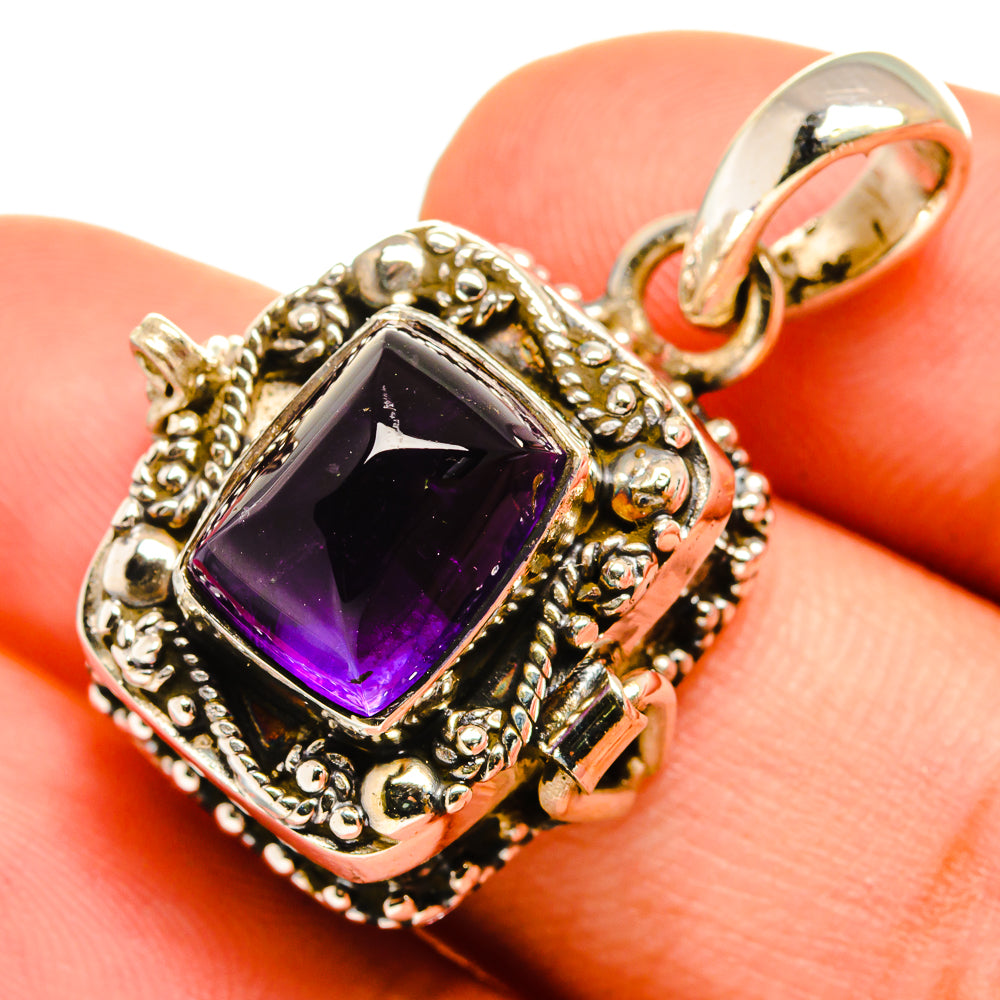 Amethyst Pendants handcrafted by Anasilvercos - PD8840