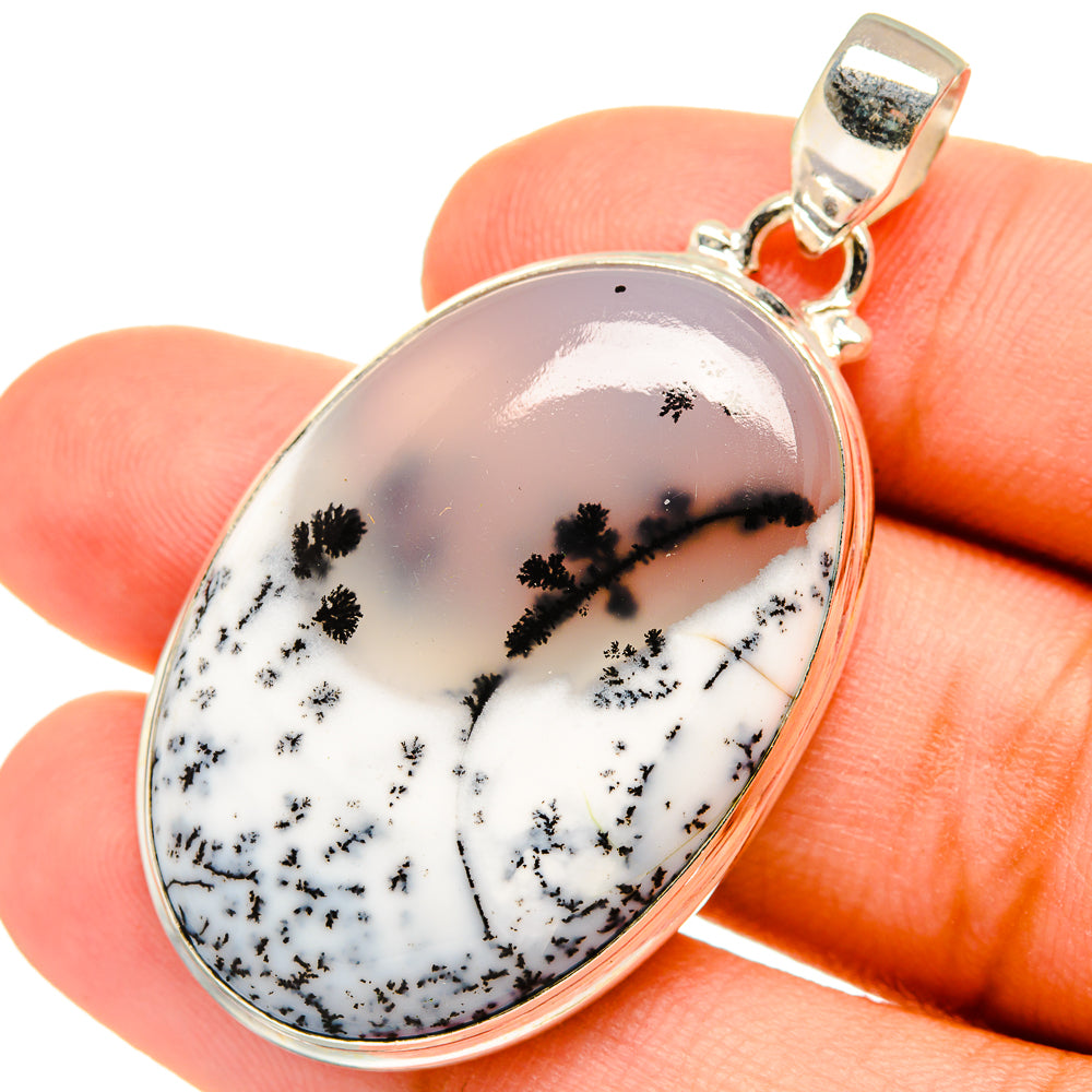 Dendritic Opal Pendants handcrafted by Anasilvercos - PD8854