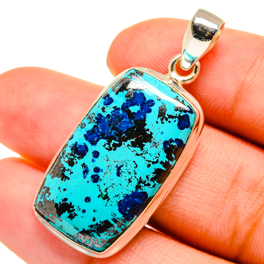 Shattuckite Pendants handcrafted by Anasilvercos - PD8855