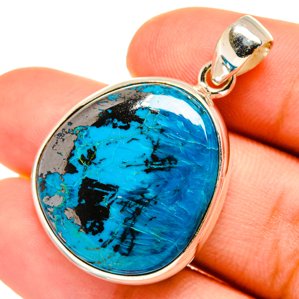 Shattuckite Pendants handcrafted by Anasilvercos - PD8856