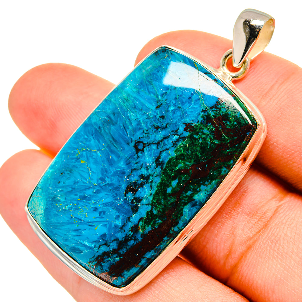 Chrysocolla Pendants handcrafted by Anasilvercos - PD8861