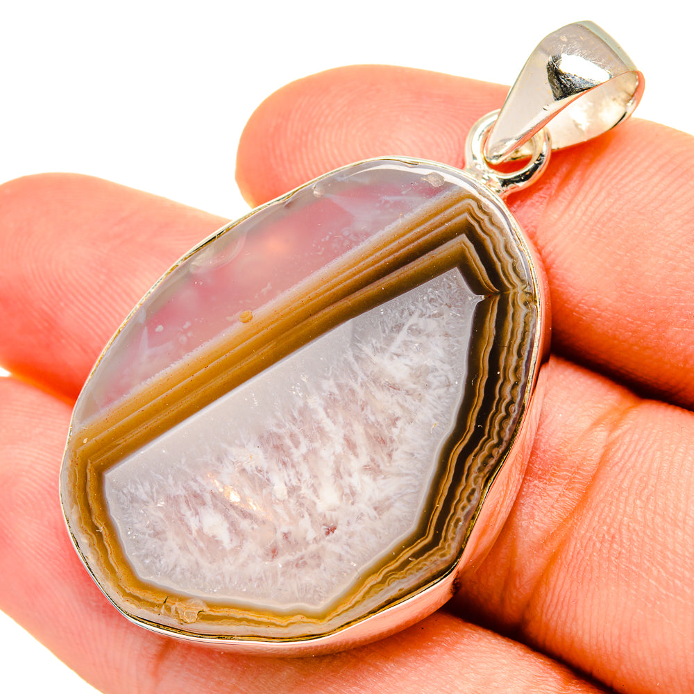 Geode Slice Pendants handcrafted by Anasilvercos - PD8887