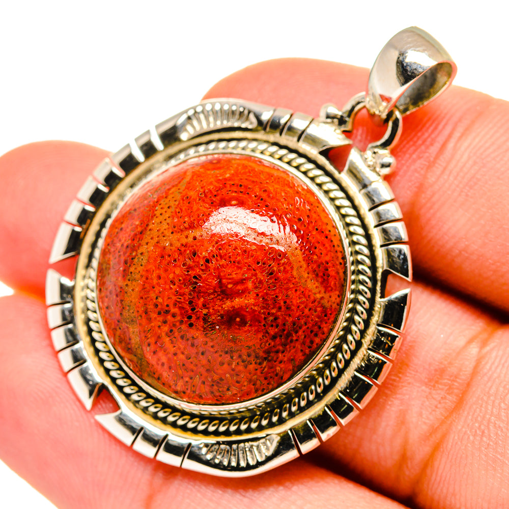 Sponge Coral Pendants handcrafted by Anasilvercos - PD8889