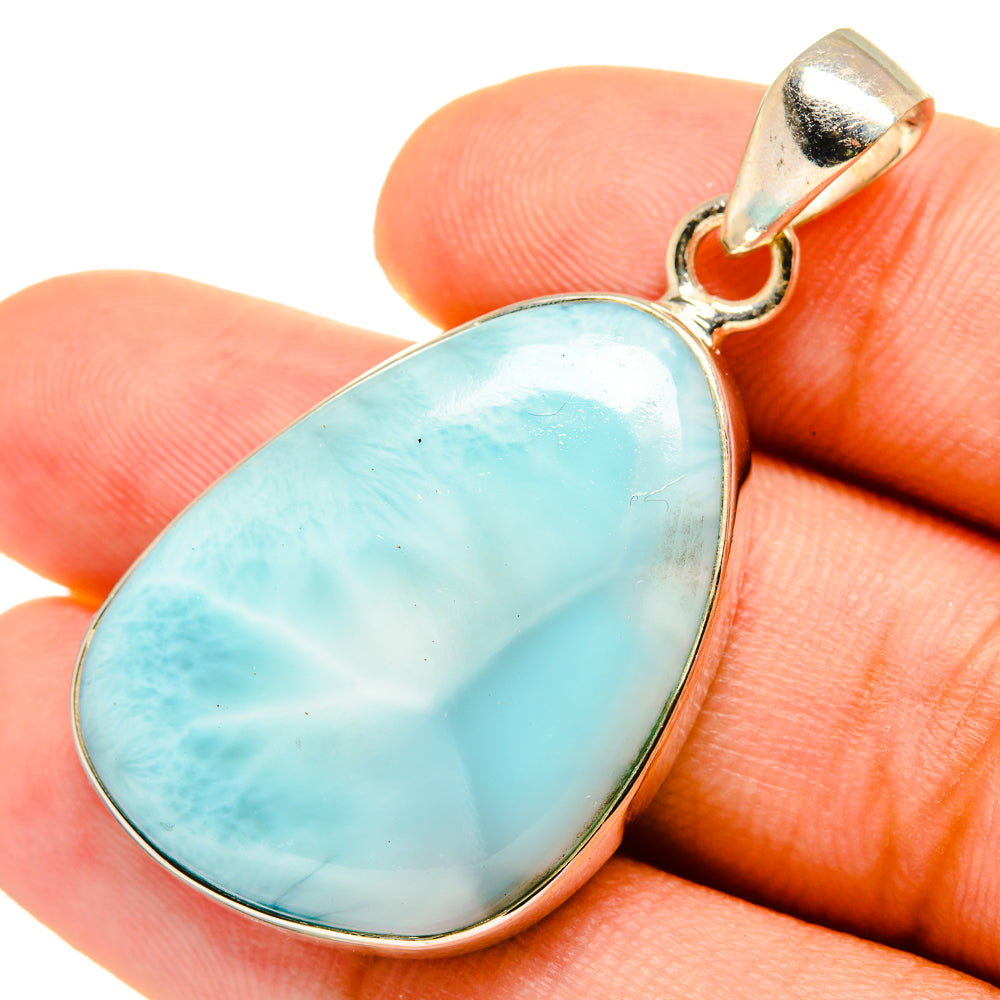 Larimar Pendants handcrafted by Anasilvercos - PD8921